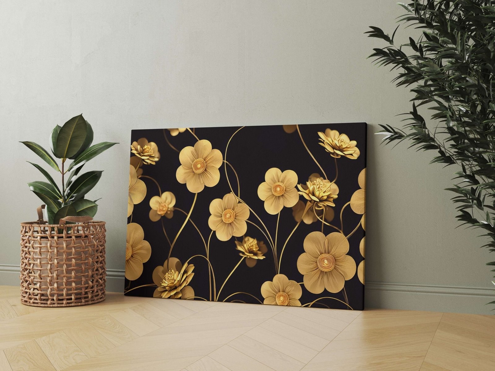 Stunning Wall Decor with Framed Canvas Paintings - Image 3